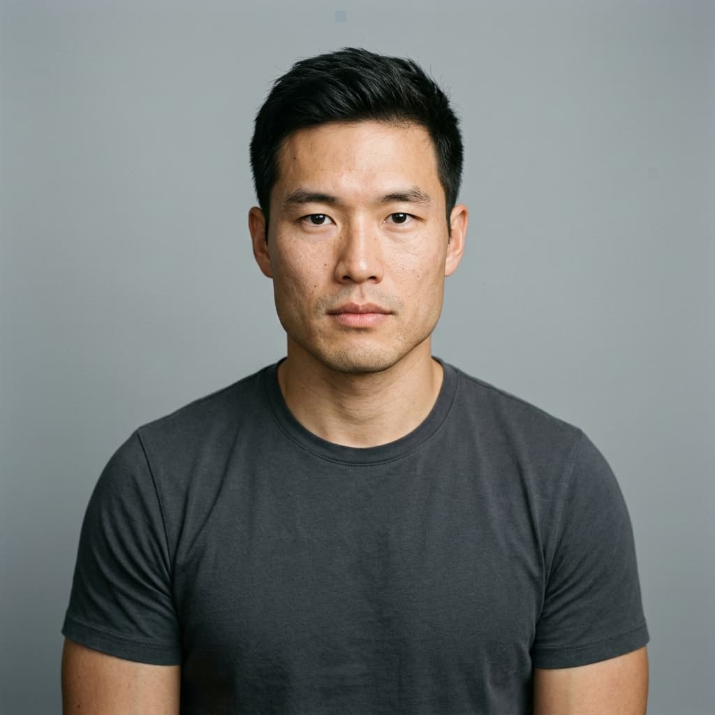 David Kim (AI-generated example portrait)