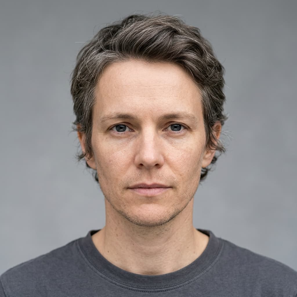 Kai Johansson (AI-generated example portrait): Front