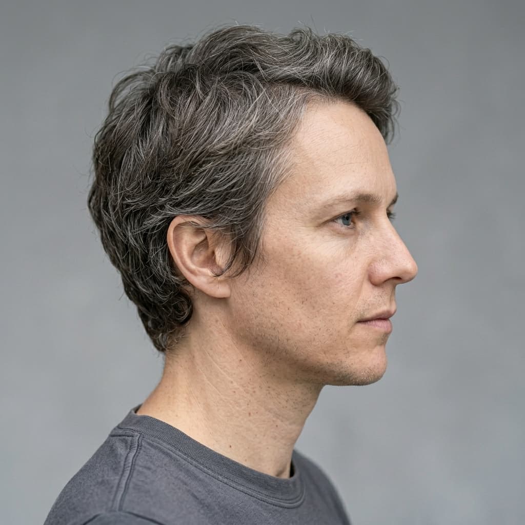 Kai Johansson (AI-generated example portrait): Side