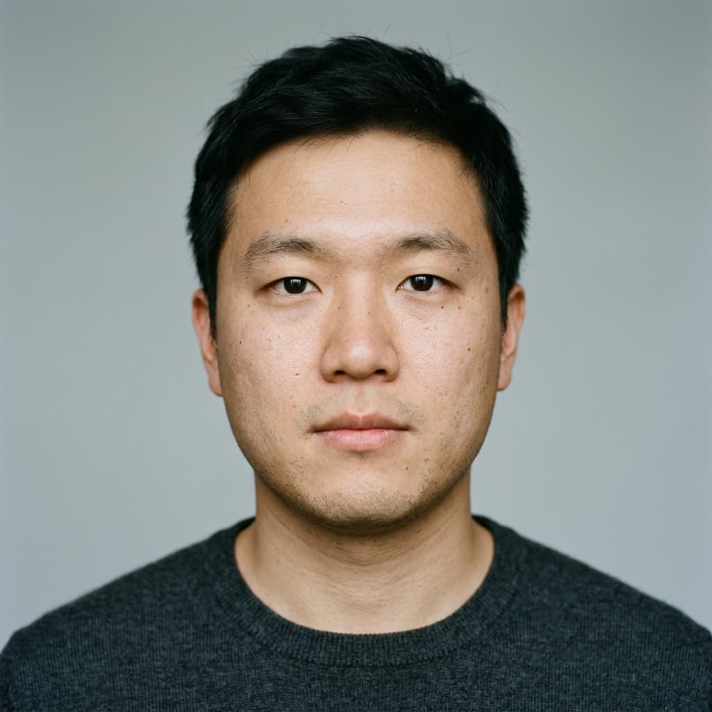 Marcus Chen (AI-generated example portrait)