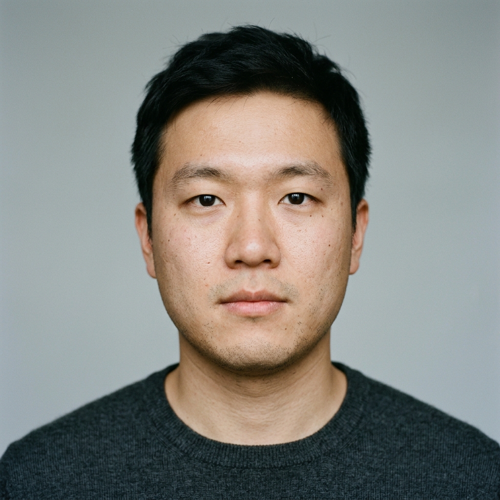 Marcus Chen (AI-generated example portrait) — Front